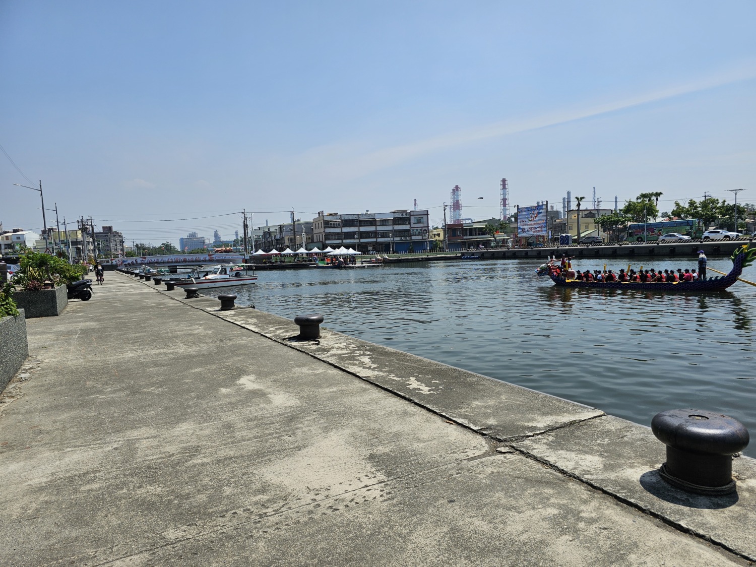 中芸漁港環境整頓 喜迎漁港龍舟競賽