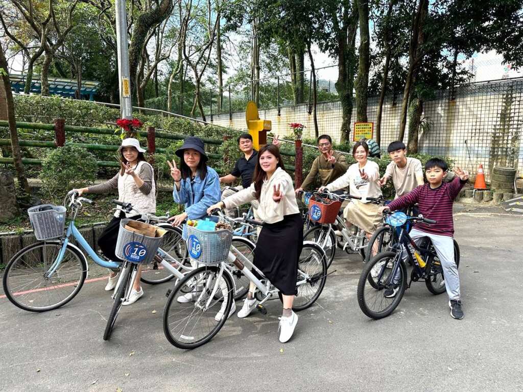 ▲準備去河濱騎車放鬆啦。(新北市高灘處提供)