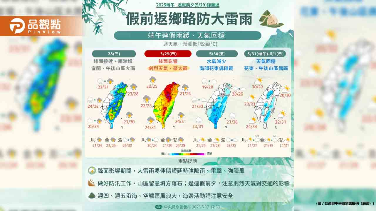 最強梅雨鋒面襲台「紫爆區」曝光 專家警告:恐淹水
