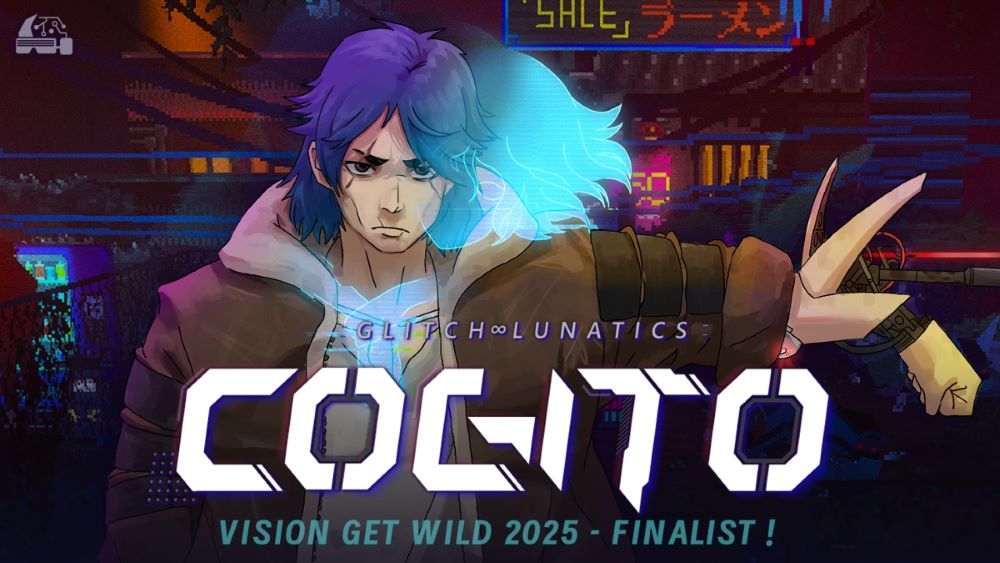《圖說》《COGITO》是一款以「PC與遊戲機平台」為主的〈賽博龐克與像素風〉遊戲。〈龍華科大提供〉