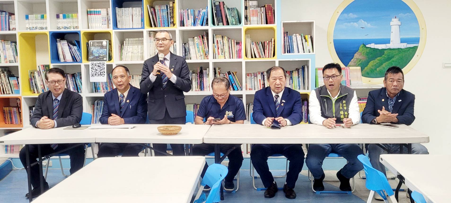 鼻頭國小校長李延昌表示,鼻頭國小與日本佐賀縣玄海町未來學園已持續兩年進行海洋教育交流。