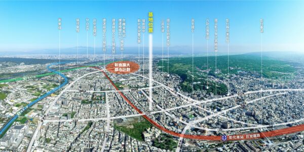  彰化市核心地段房市，位於最熱鬧的市場與美食天堂，吸引自住客與置產客的高度關注。(圖/鉅陞三福宅邸提供)