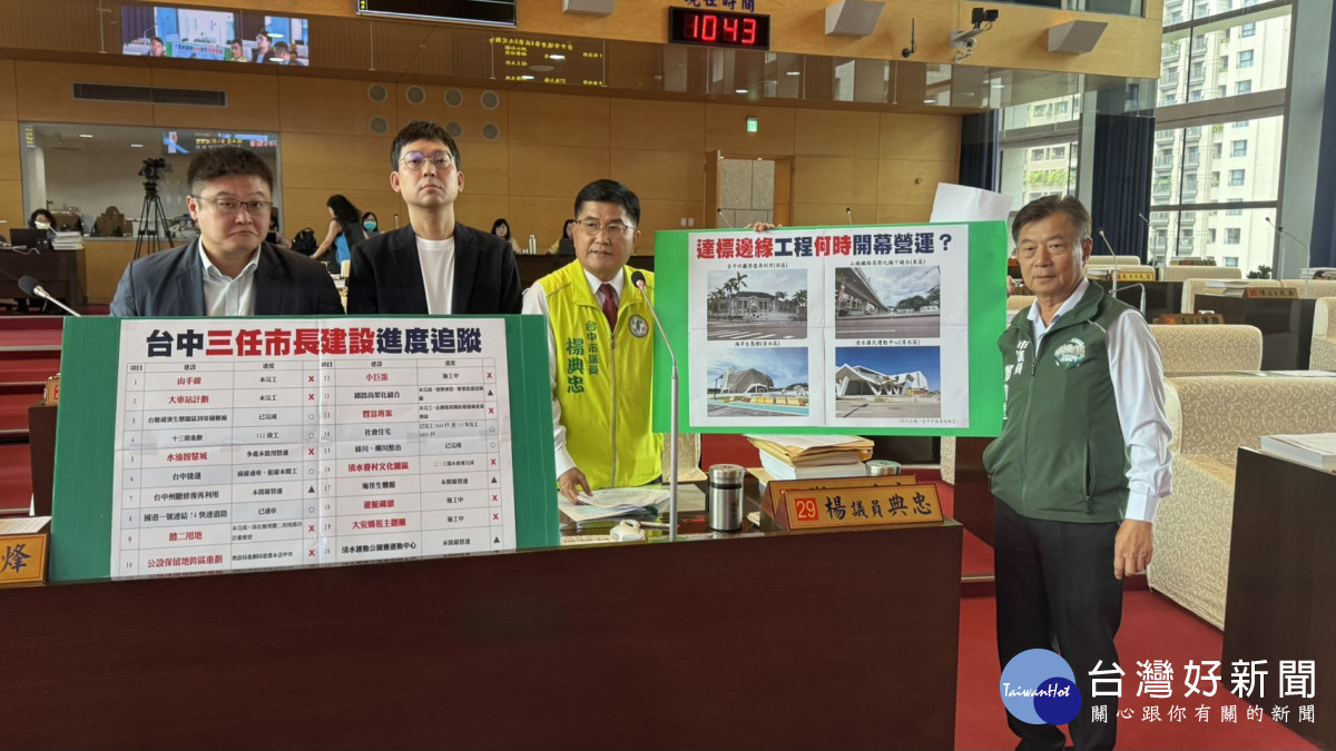 民進黨議員檢視盧團隊建設成績