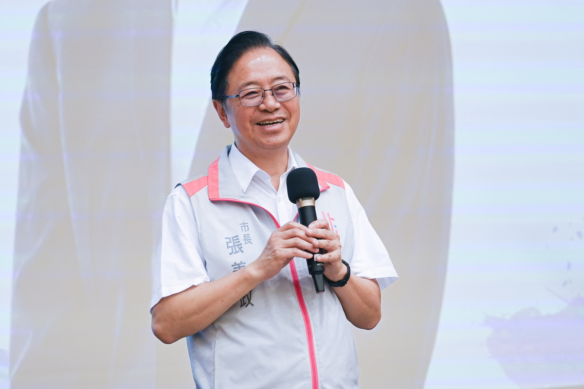 桃園市長張善政於桃園捷運公司「114年度第一次招募新進人員勉勵活動」中致詞。<br /><br /> 