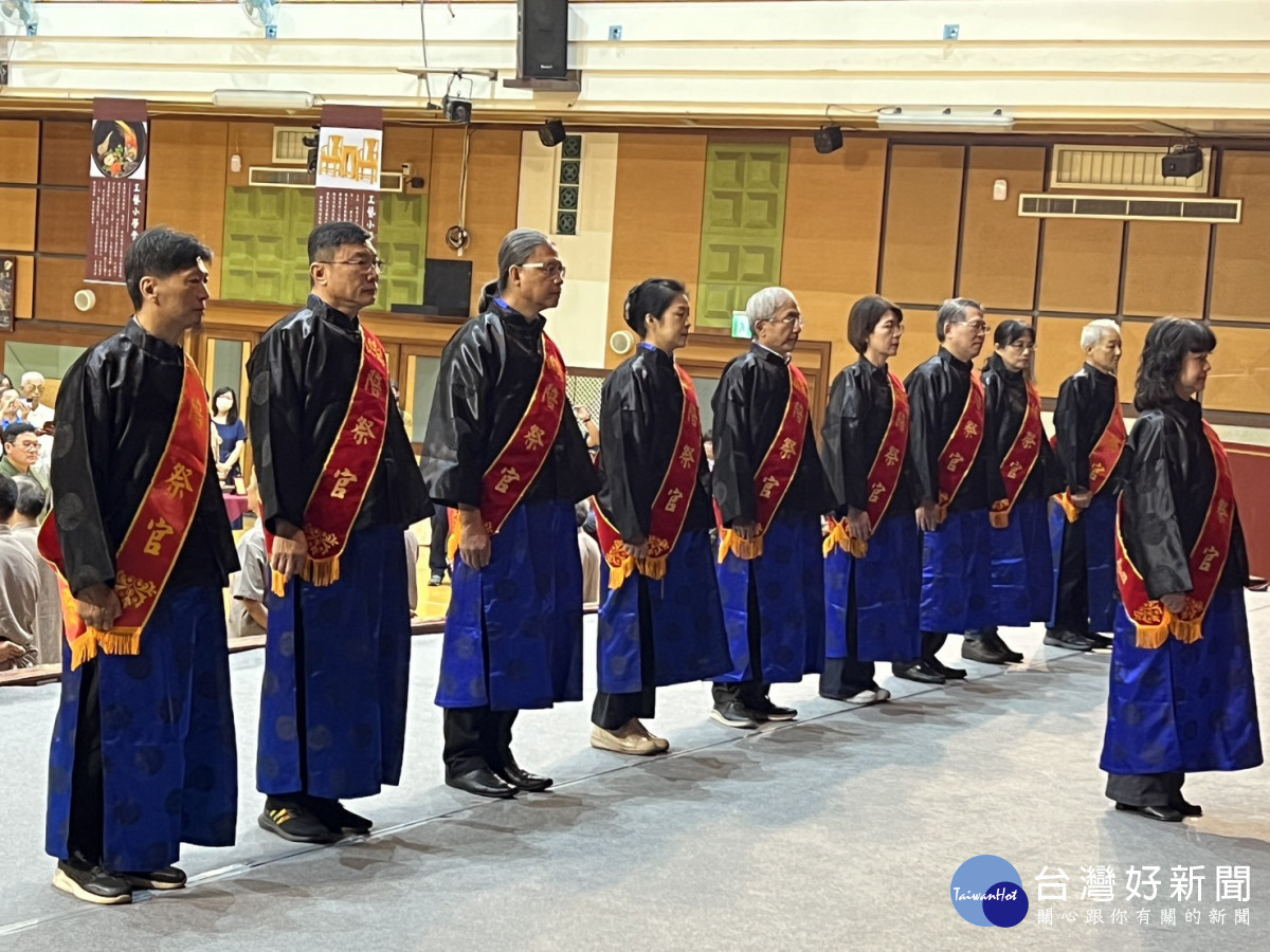 鹿港魯班公宴祀典隆重舉行，工藝精神代代傳承。圖／彰化縣政府提供