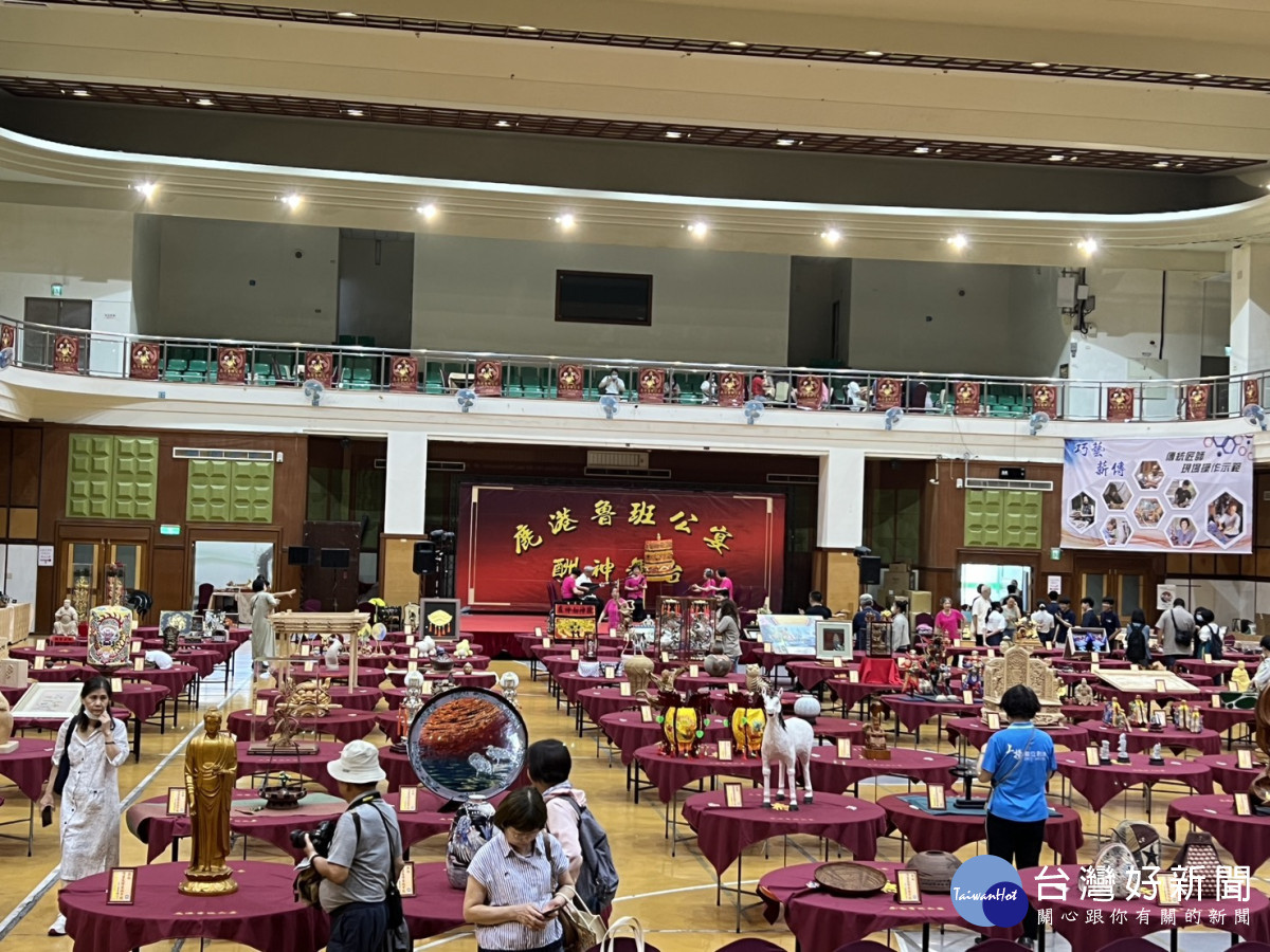 鹿港魯班公宴祀典隆重舉行,工藝精神代代傳承。圖/彰化縣政府提供