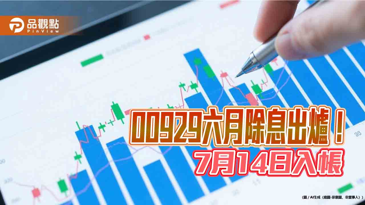 00929六月配息維持0.07元！連2月不變　想領息最晚這天買