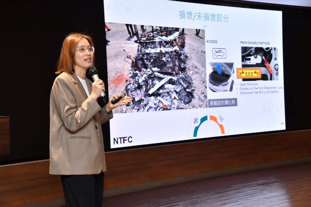 探討系統安全因素 新北電動車火災調查大躍進 2 《圖說》明志科技大學校長劉祖華。〈消防局提供〉