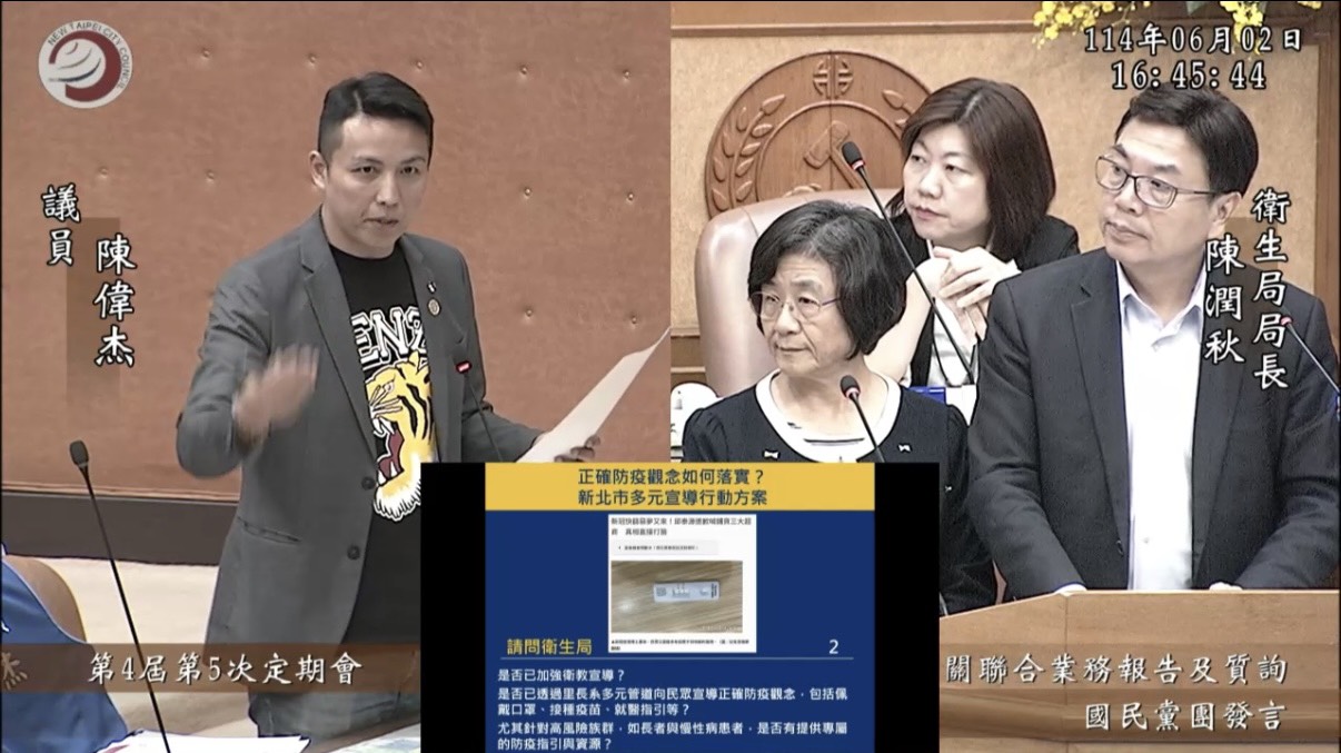 COVID-19疫情升溫 陳偉杰要求市府盤點防疫物資守護市民健康 - https://www.watchmedia01.com