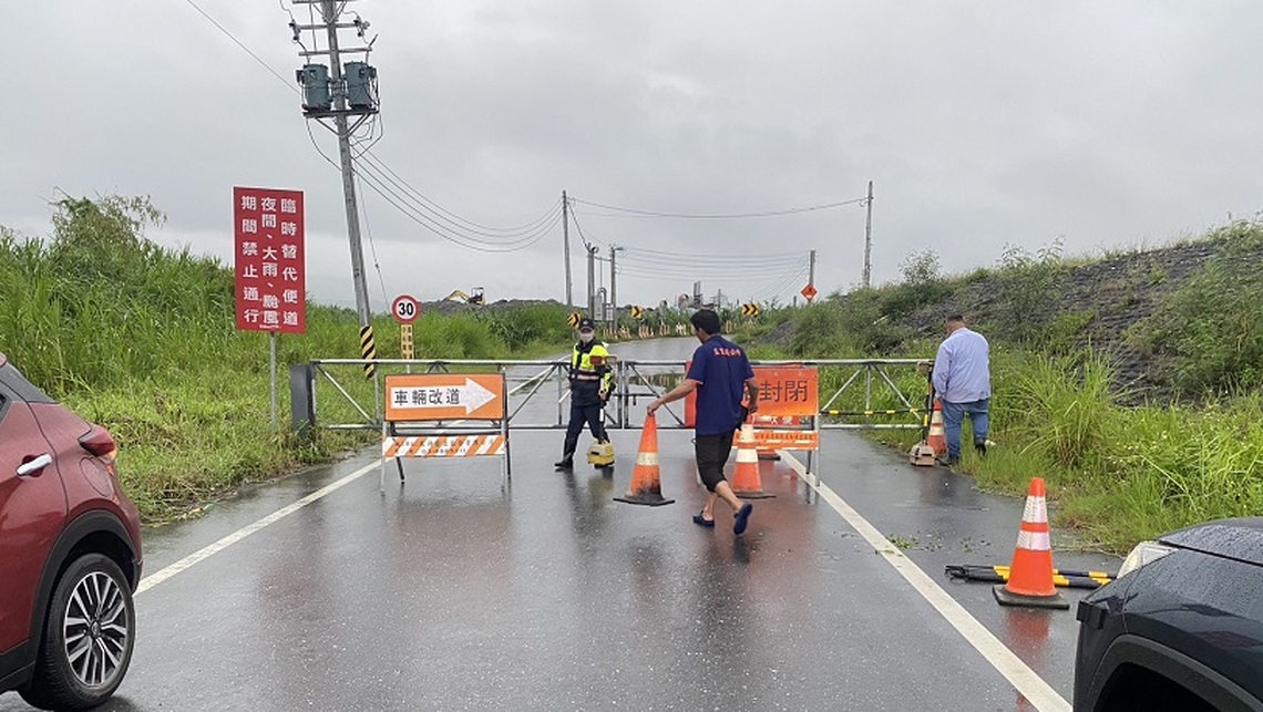 玉里鎮強降雨影響通行安全 長良與高寮便道預防性封閉