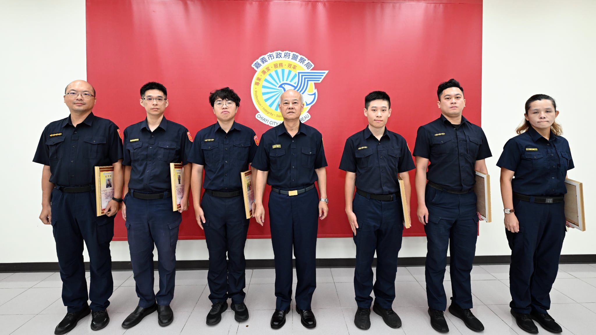 嘉義市警察局表揚18位績優員警　展現守護民眾安全決心