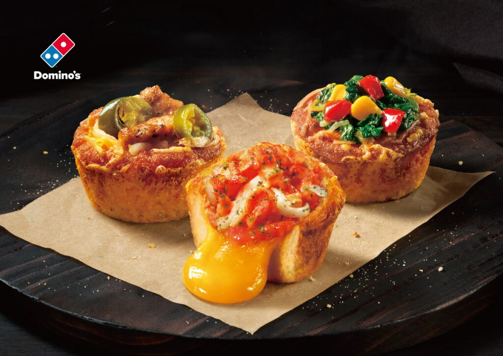 達美樂熔岩披薩馬芬全新推出「龍蝦沙拉」、「墨西哥」、「白醬蔬食」口味,全面滿足多元味蕾偏好。