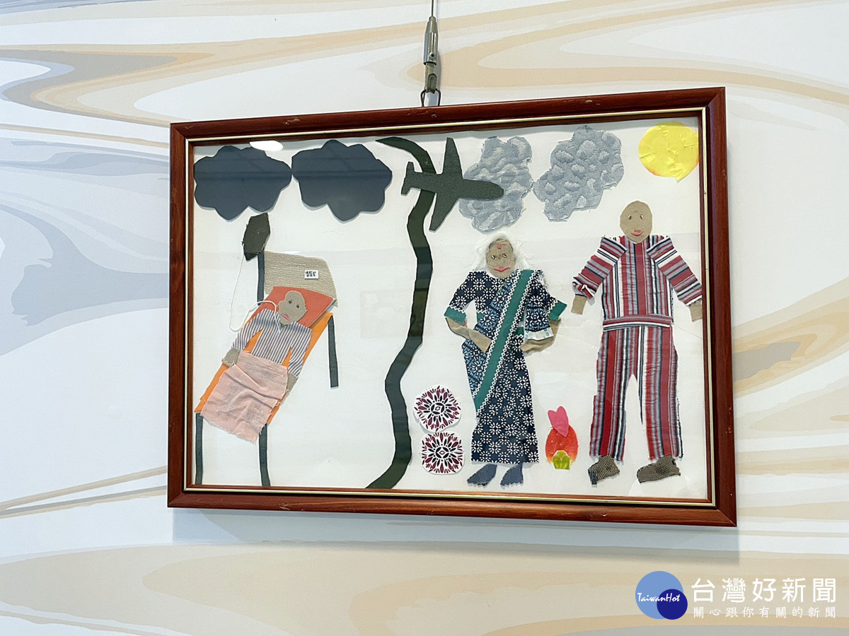 藝術療癒走進部桃 癌友拼貼畫展述說生命故事