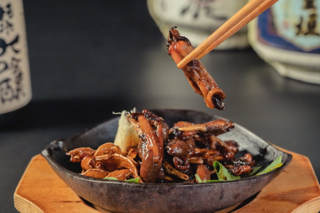 麻油風味鰻肝鐵板燒