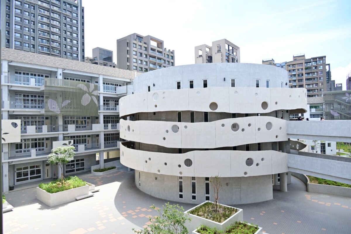 ▲嘉豐國小為新竹縣第一間鑽石級綠建築校舍。