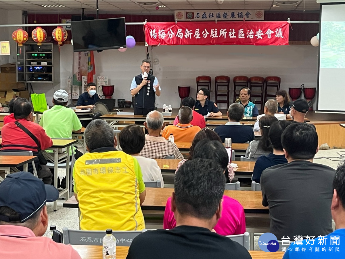 分局長張仁傑希望藉由社區居民擴大積極參與社區治安診斷，強化自我防衛能力，提升社區治安維護。