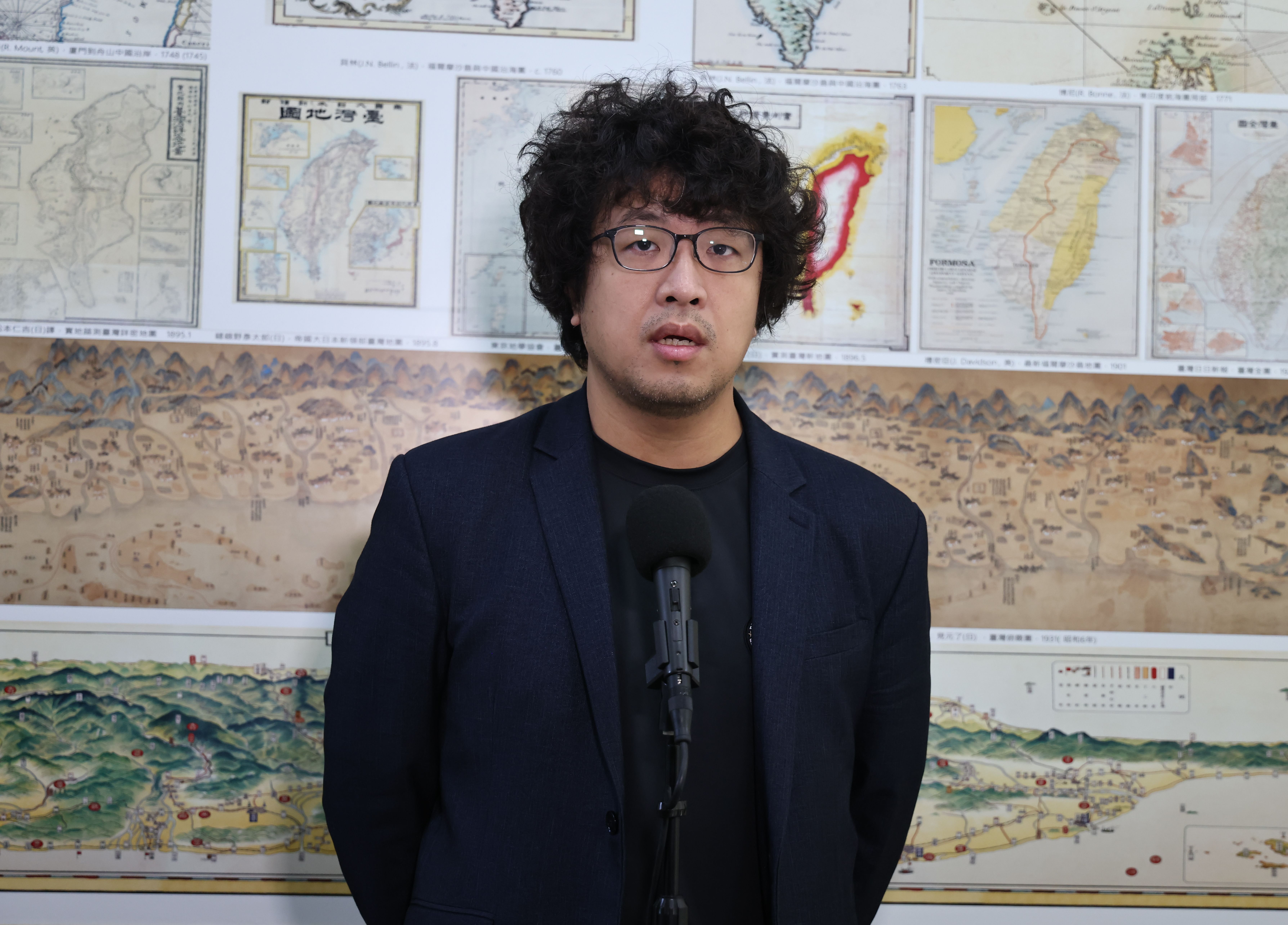 民進黨立委沈伯洋5日表示,非常榮幸在短短一年之間,已經被國台辦制裁第三次了。資料照片/林啟弘攝