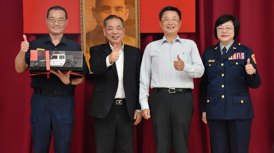 旺矽科技捐贈警用巡邏車 竹縣警局感佩回饋社會義舉