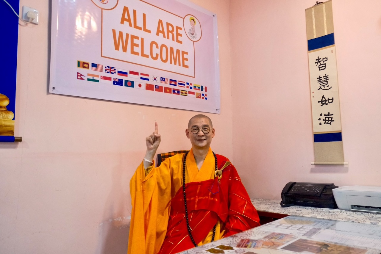 【有影】歡喜入厝!一佛一世界1.4萬坪國際總部啓用 斯里蘭卡國師阿努魯達、台灣廣修禪寺大慧法師共同揭幕 210 cnews250605a02