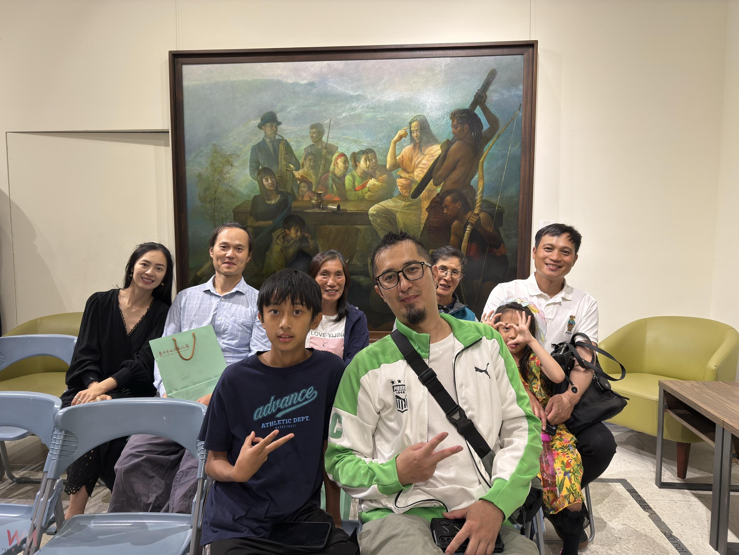 〈墨家〉泰雅族人走出畫布!林欽賢《望地之謎》開幕 當代寫實藝壇指標人物 - https://www.watchmedia01.com