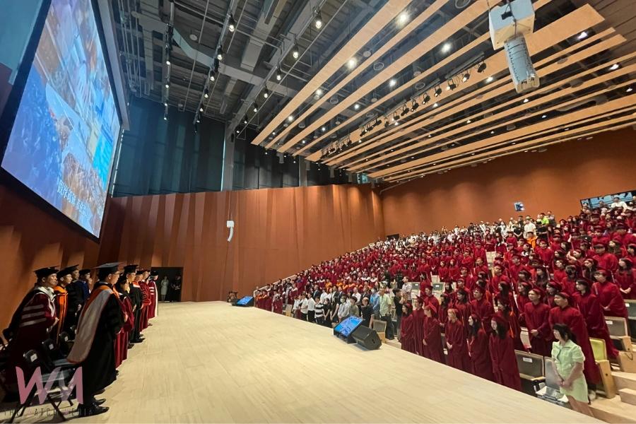 傳遞「超越」力量　逢甲大學全校畢業典禮-共善樓生日堂舉行