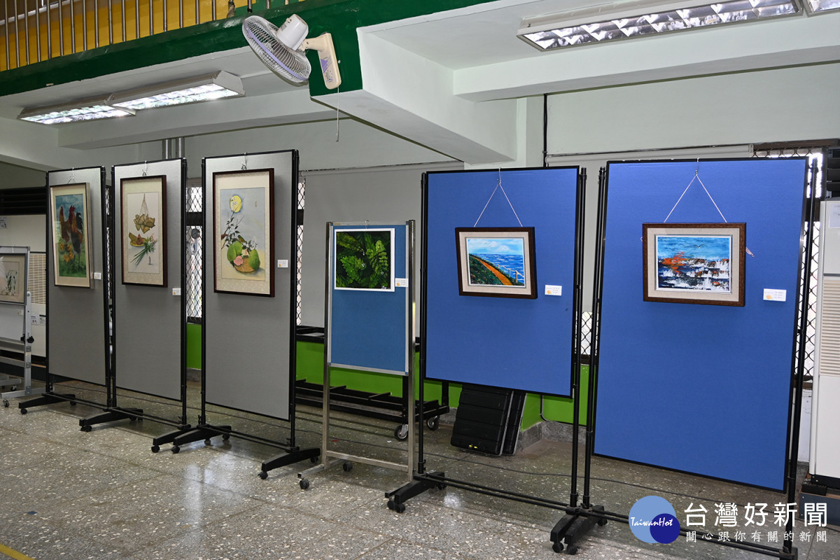 現場同步舉辦畫展／陳致愷攝影