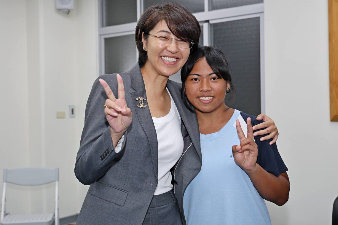 布農孩子田萱榮獲總統教育獎 許淑華縣長心疼助買好弓