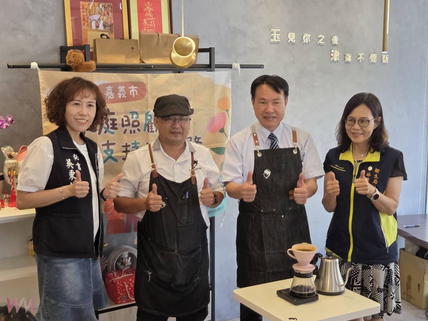 喝杯咖啡喘息　嘉基攜手友善商家打造照顧者友善角落