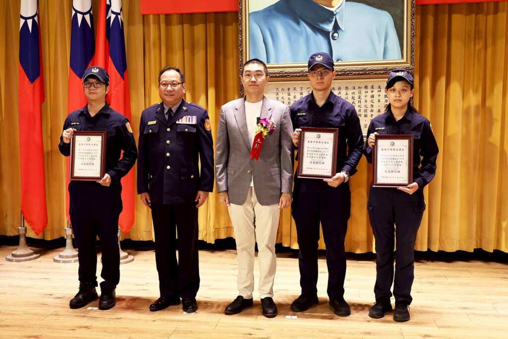 ▲基隆市警察局今日舉行「114年警察節慶祝大會」,謝國樑市長肯定警察專業守護共同打造安心基隆。(基隆市政府提供)