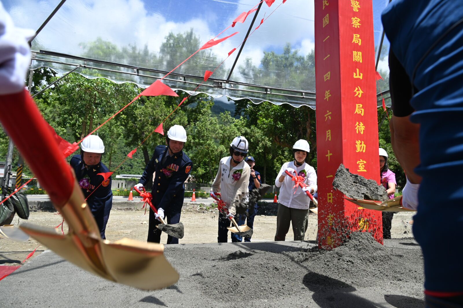 台東完善待勤室最後拼圖「關山分局」動工　饒慶鈴全力提升員警勤務環境 223