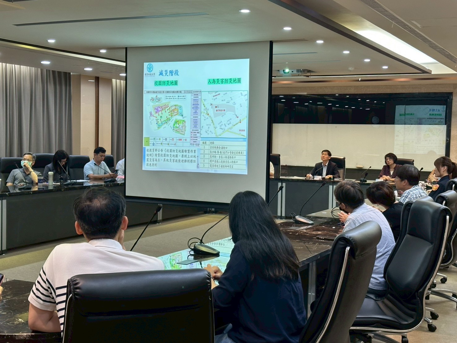 健行科大召開校園安全會議 跨域合作強化防災與反詐教育 圖六 校園安全會議現場實況