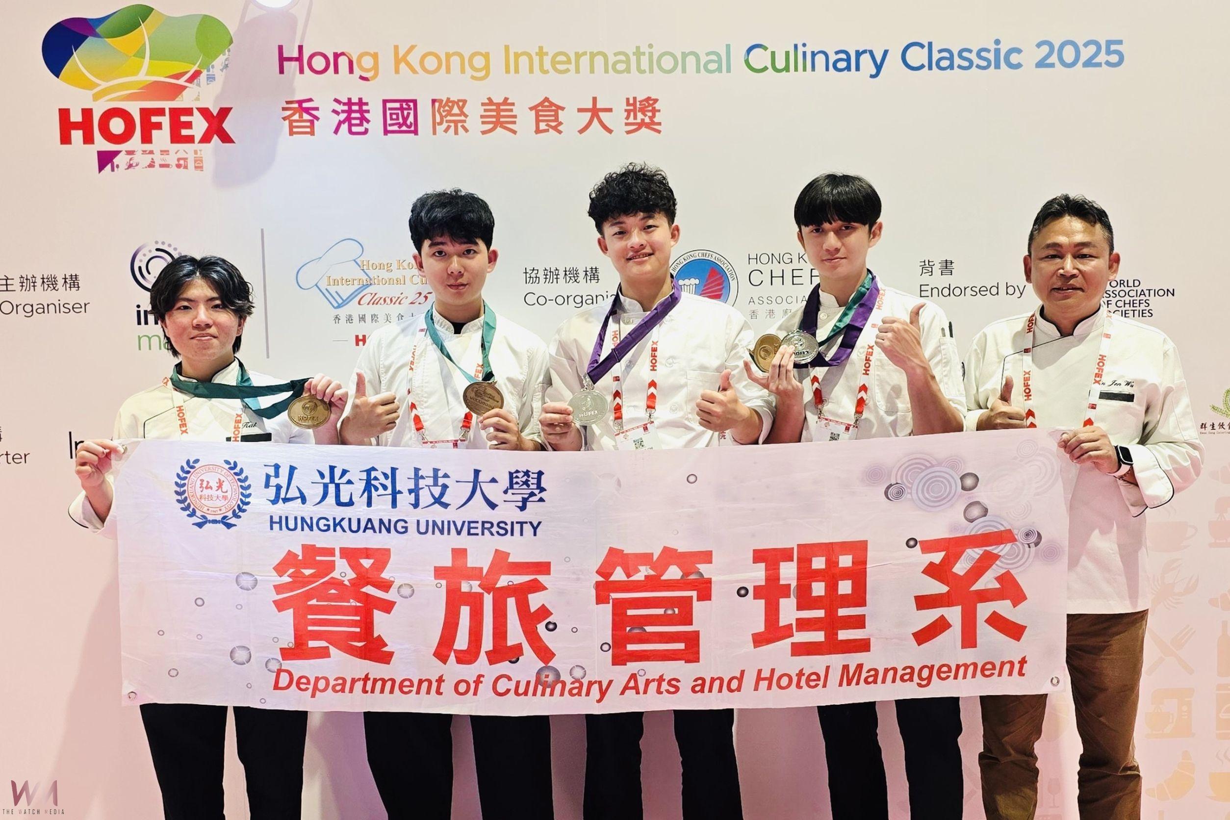 蝸牛入菜奪國際美食大獎銀牌　弘光科大餐旅系學生用創意征服評審