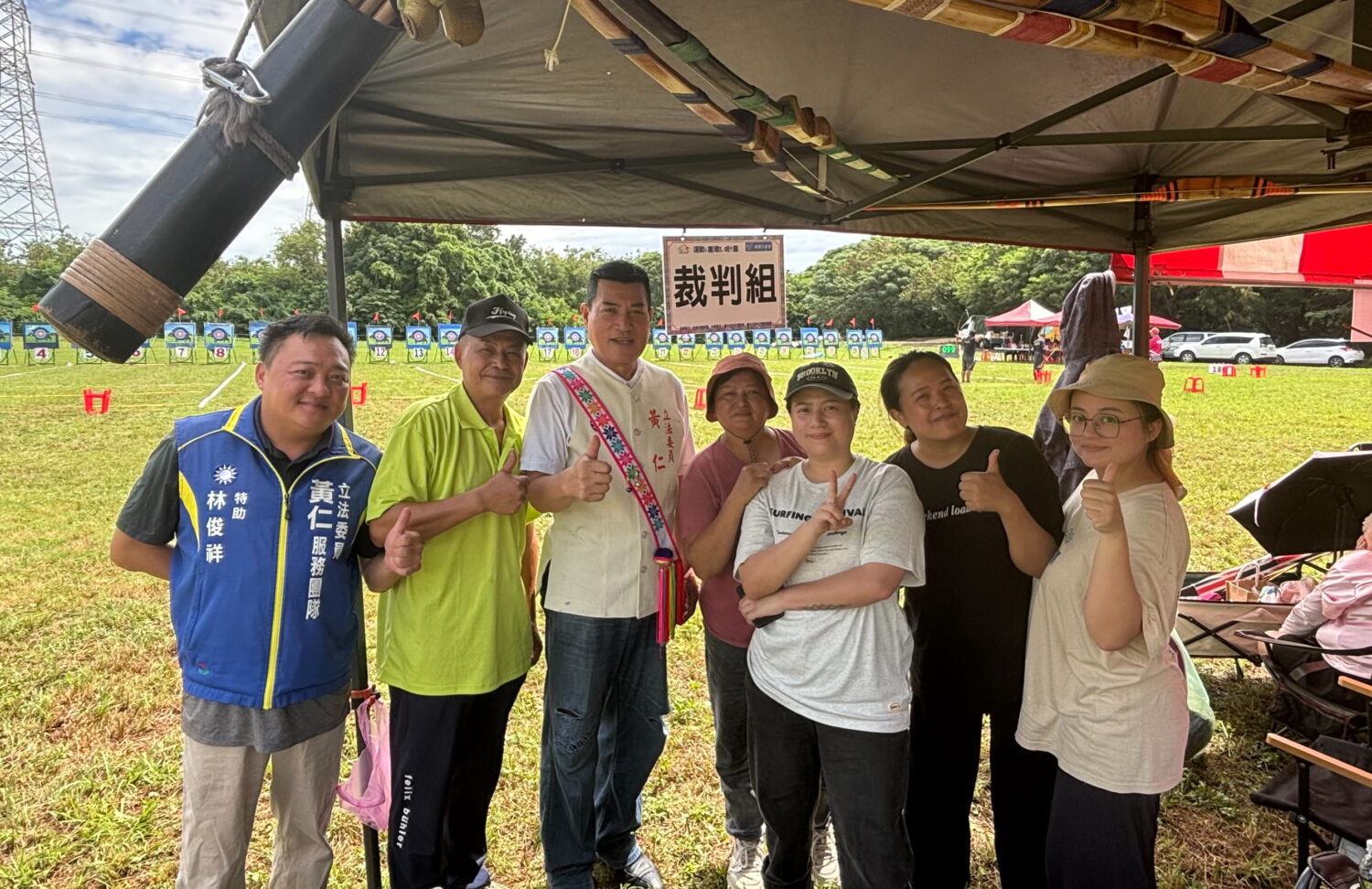 黃仁期勉裁判公正執行比賽規則,讓賽事朝向高規格永續目標前行,(記者包克明 翻攝)