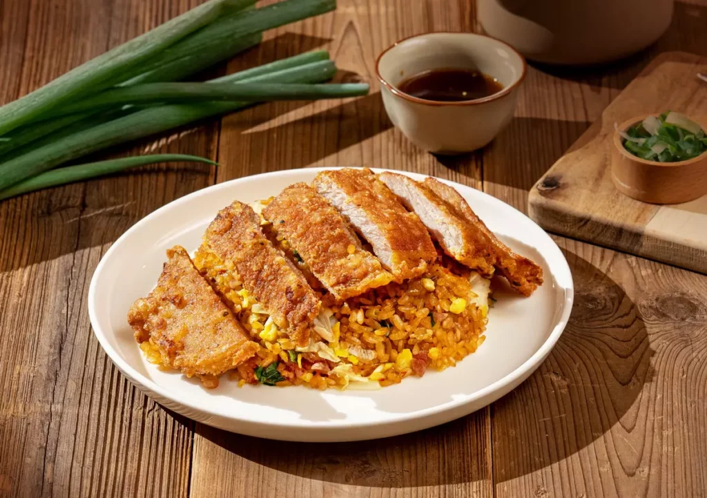 黃金萬兩豬扒炒飯|售價298元 (圖 - 和億生活集團提供)