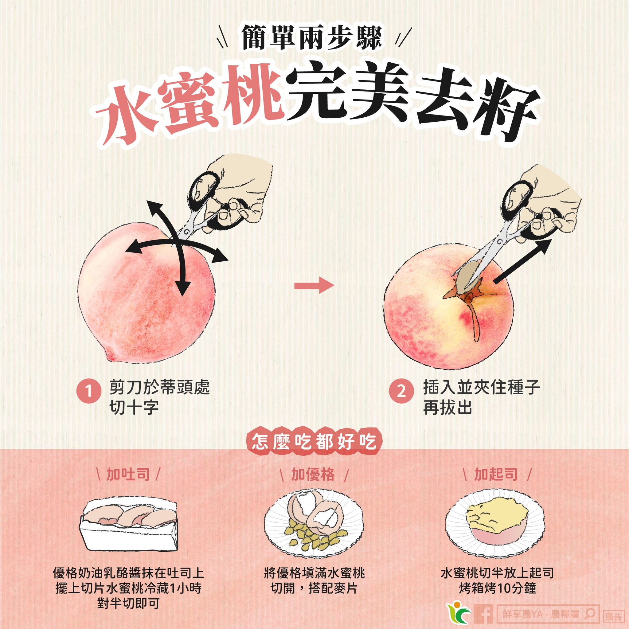 教你優雅享受水蜜桃!兩步驟輕鬆去籽不沾手 491411196 991947993083831 5972598166001962911 n