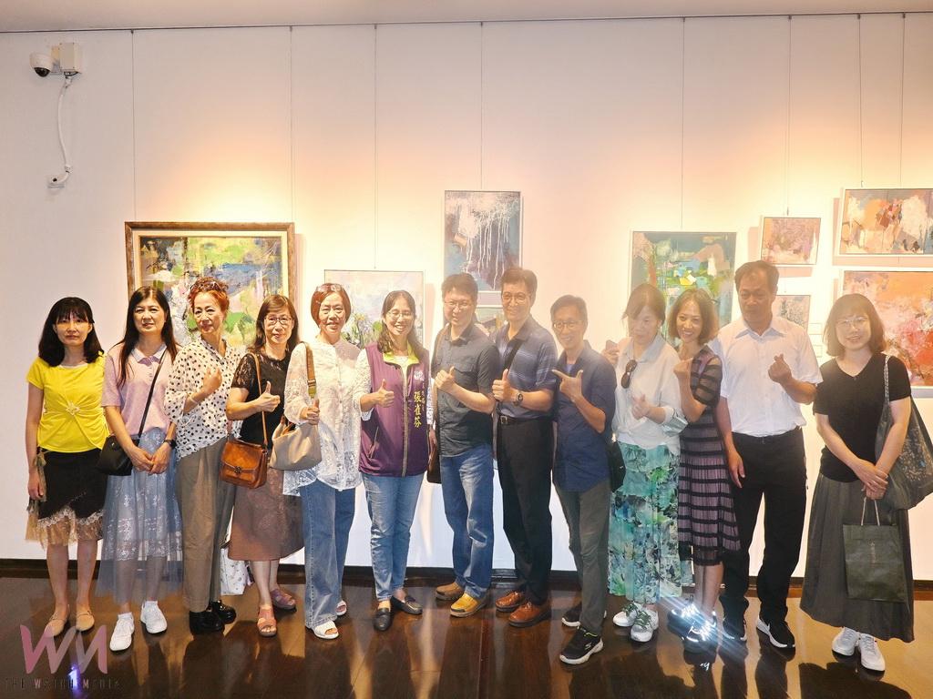 卓美黛與盧鎮士作品雙聯展 從具象到抽象虛實以道作品的層疊與線條交錯 - https://www.watchmedia01.com