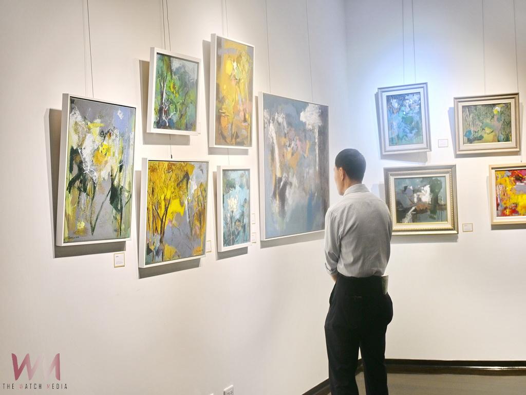 卓美黛與盧鎮士作品雙聯展 從具象到抽象虛實以道作品的層疊與線條交錯 - https://www.watchmedia01.com