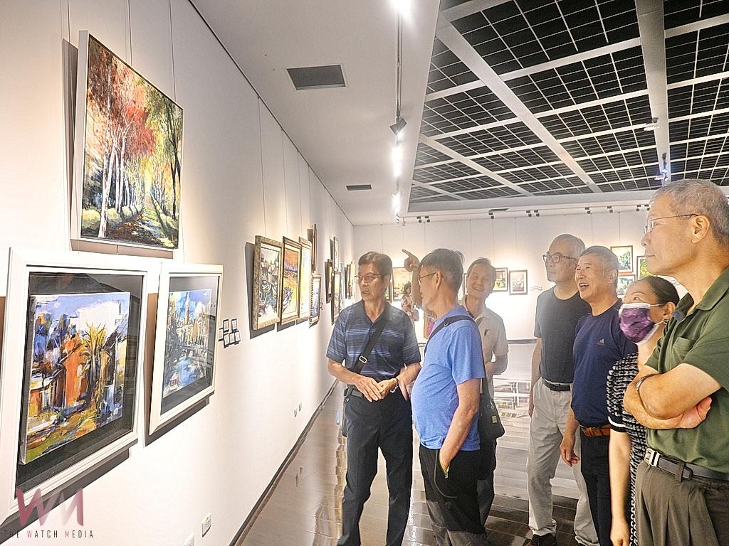 卓美黛與盧鎮士作品雙聯展 從具象到抽象虛實以道作品的層疊與線條交錯 - https://www.watchmedia01.com