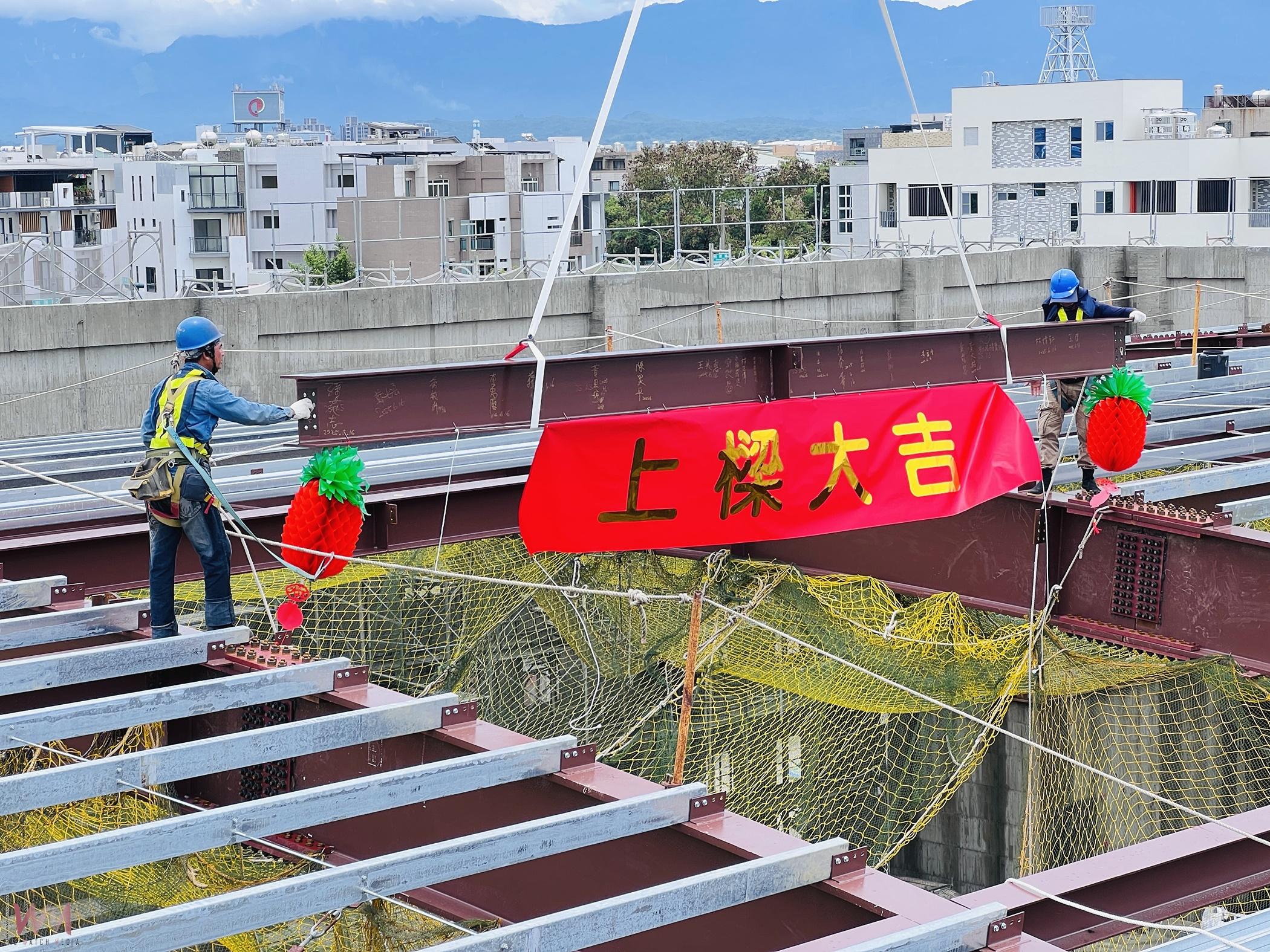 嘉市西區全民運動館上樑　預定115年9月營運