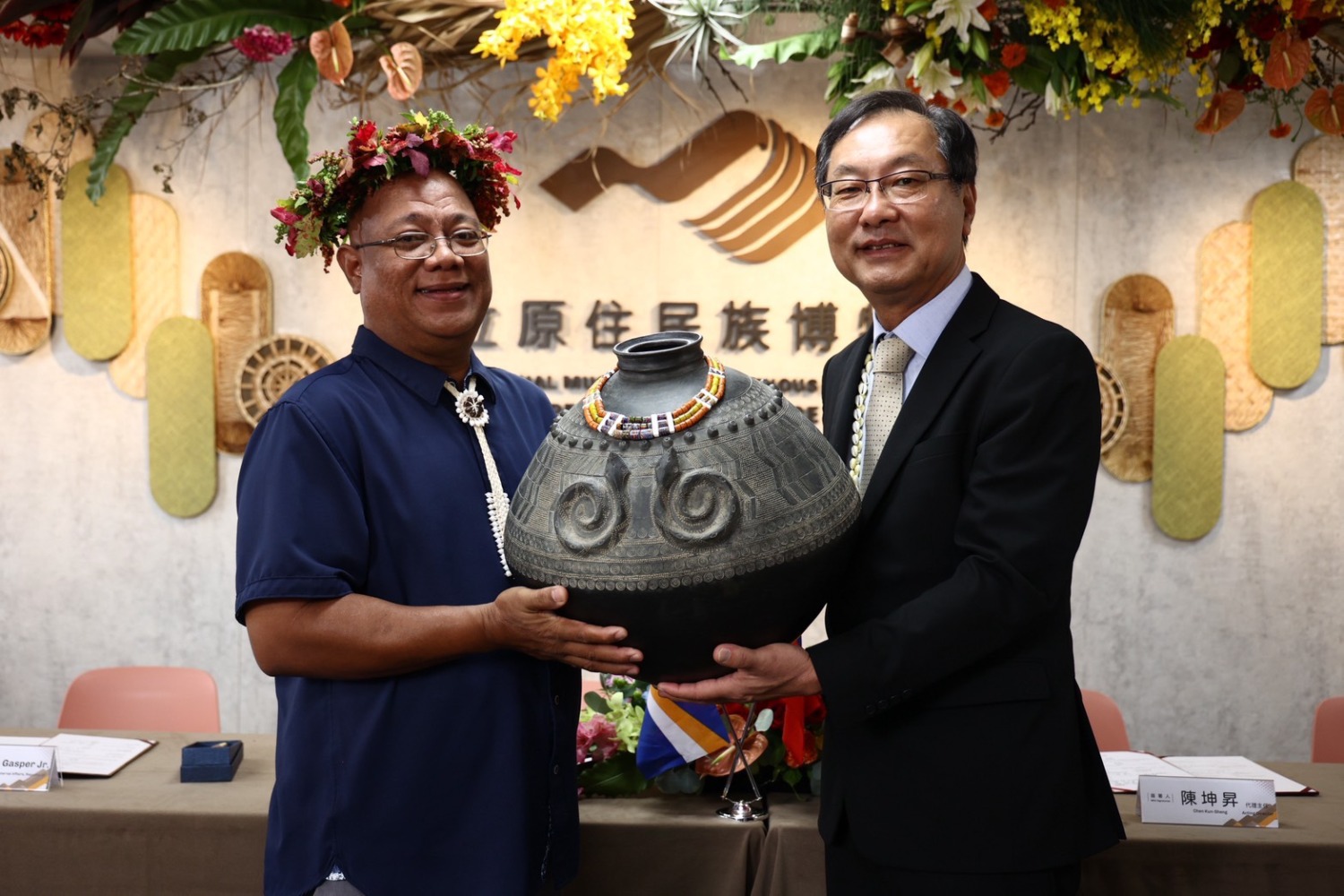 國立原住民族博物館籌備處高雄揭牌 以原住民族為主體敘事 攜手馬紹爾群島共譜南島文化新頁