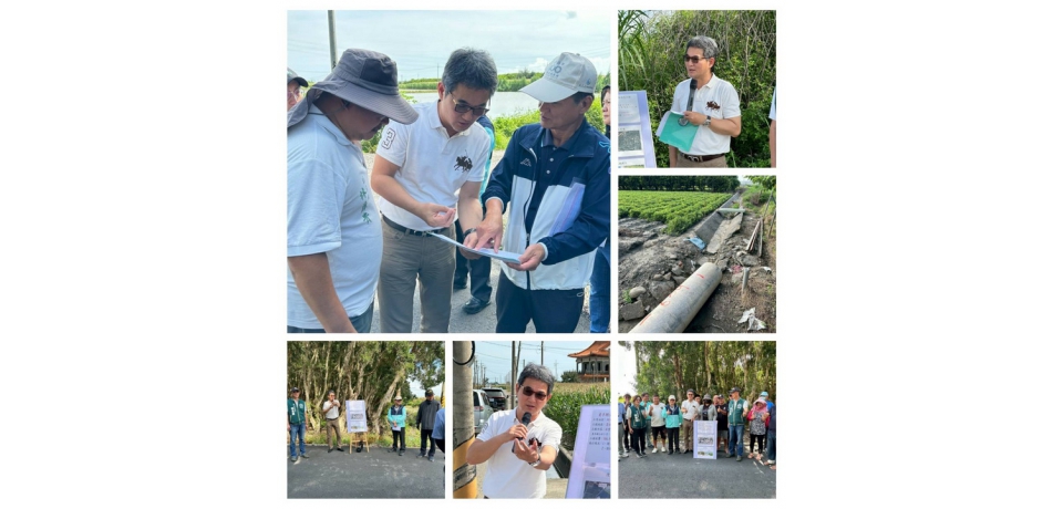 劉建國立委爭取農水路改善經費2800萬元 與農水署及地方民代前進四湖、台西、褒忠召開施工說明會