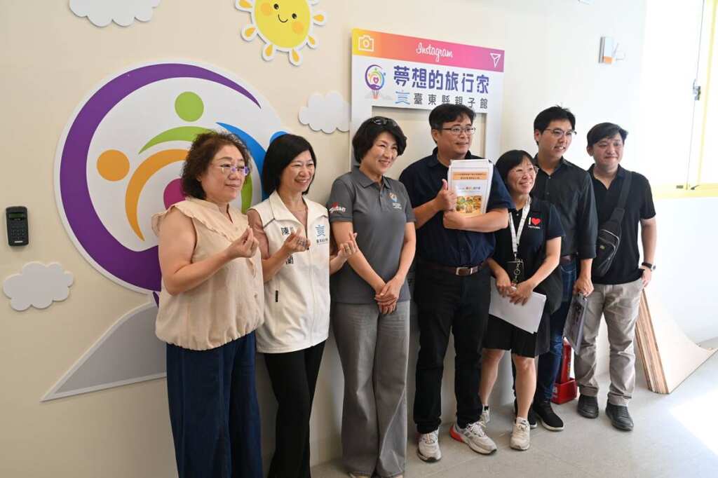 ▲臺東縣長饒慶鈴今日親自視察縣內包括「臺東部落大學文化傳習資源中心」、「樂齡社福大樓」、「兒少家庭福利館」等三項重點建設工程進度。