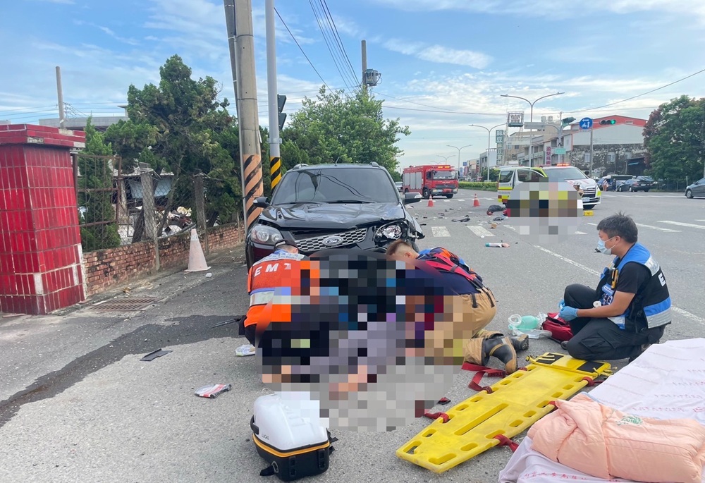 台南母女清晨雙載遭撞飛倒地 送醫搶救無效雙赴黃泉 206 248250618a01