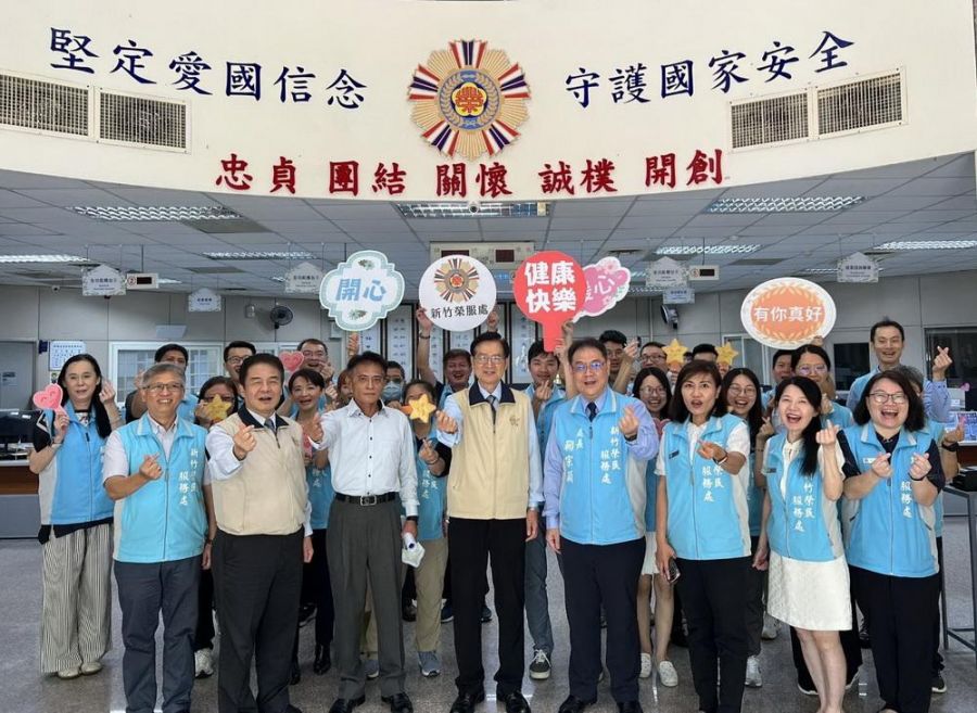 輔導會嚴德發主委視導新竹榮服處 關懷基層勉勵同仁辛勞