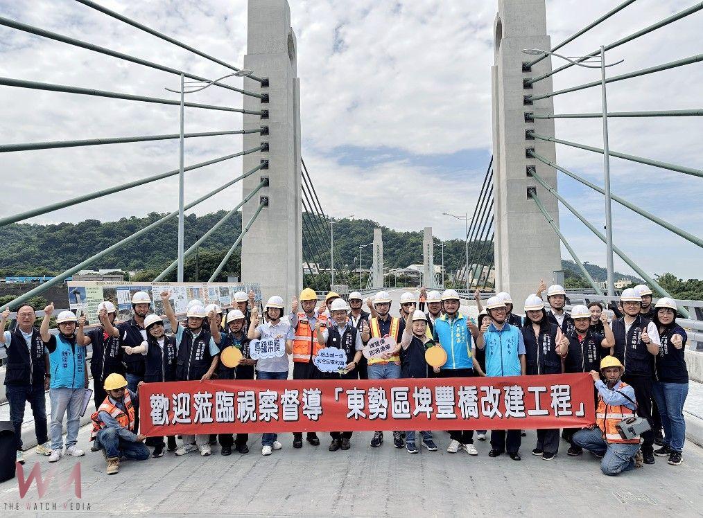 東勢區埤豐橋改建完工倒數 中市建設局長驚喜預告:114年8月底提前通車 - https://www.watchmedia01.com
