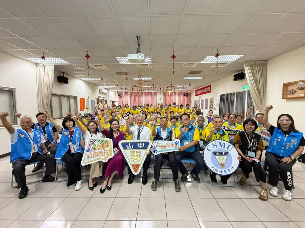 ▲中山醫大首創唱歌訓練喉部肌力方式,未來將培訓更多志工投入推廣。(中山醫大提供)
