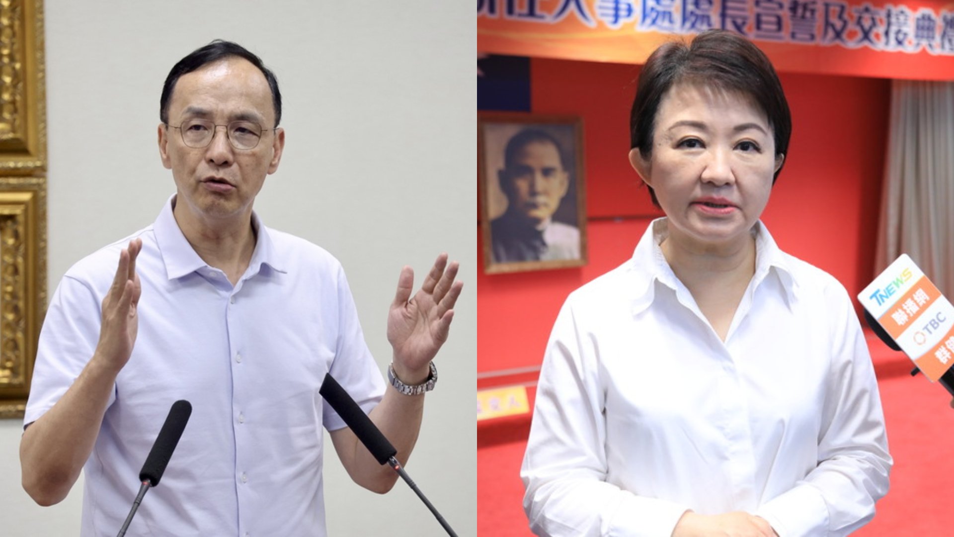 傳盧秀燕建議朱立倫「延選黨魁」。資料照片/中央社