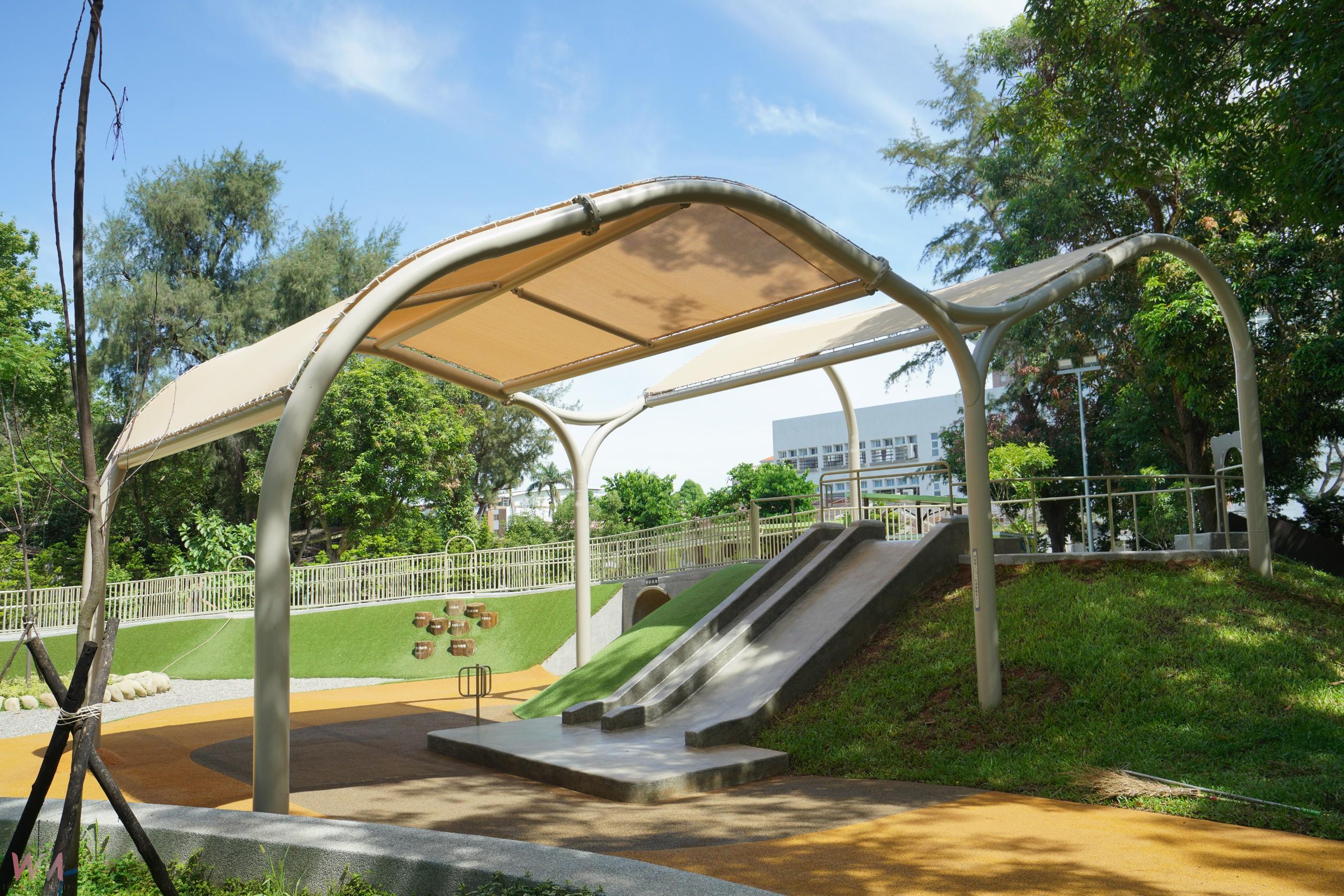 夏日避暑新去處 建設局長視察后里森林公園「搖籃遊戲場」遮陽設施 - https://www.watchmedia01.com