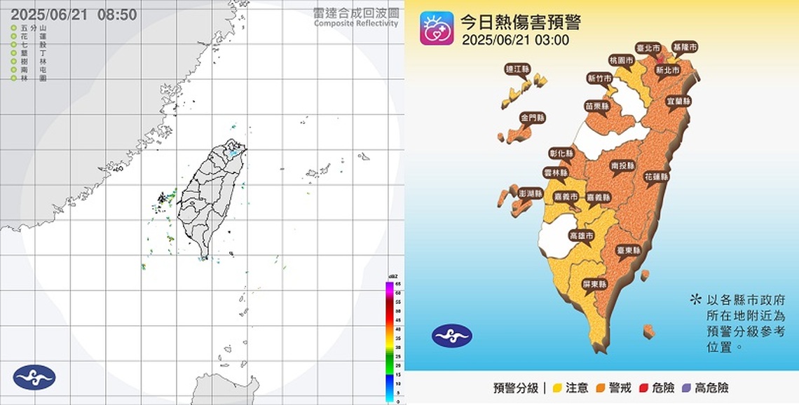 夏至高溫飆36度以上 午後留意短暫雷陣雨