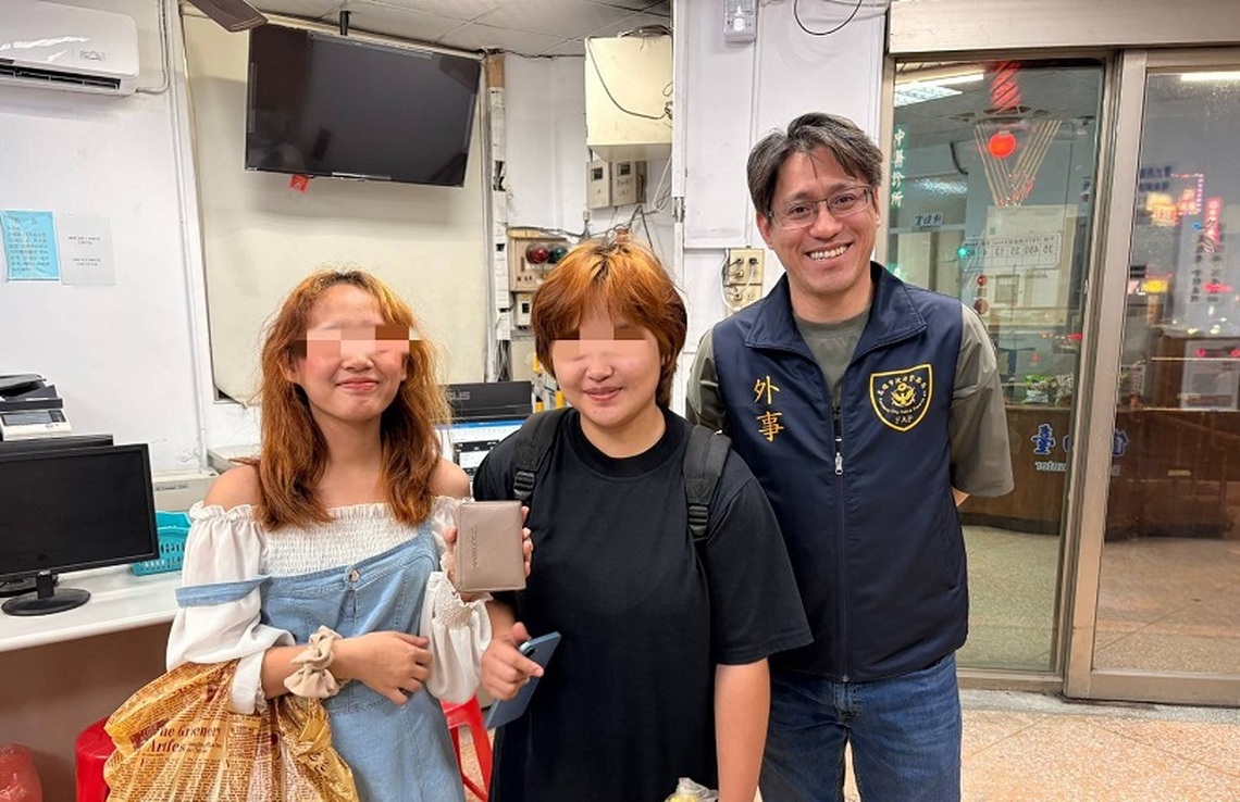 菲國外籍生遺失皮夾 高市警協助火速尋回
